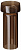 Раковина Ø40 см на пьедестале Boheme Glow (810-G-C+810-BASE-G-C), coffee