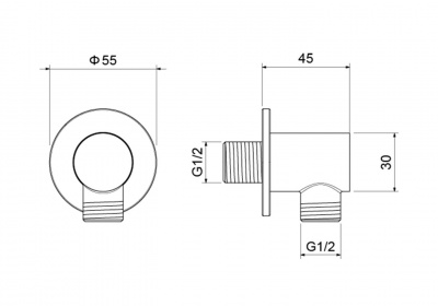 Шланговое подключение AQUATEK AQ2456MB
