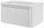 Тумба с раковиной 80 см ArmadiArt Voi (782-080-R-MW/786-080-MW), белый матовый