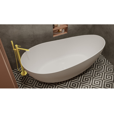 Ванна WHITECROSS Ruby иск. камень - 170х75 - белый матовый
