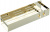 Полка с 2 крючками Boheme Q (10965-G), золото