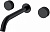 Смеситель для раковины Boheme Stick (152-2-B.2), черный матовый