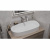 Умывальник WHITECROSS Moonstone E 70x35 (белый мат) иск. камень