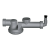 Компактный сифон с гидрозатвором Omoikiri S-01 (4996119), серый