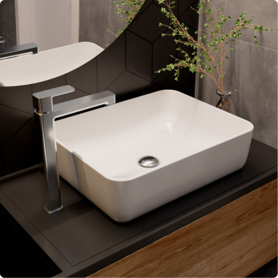 Смеситель для раковины AQUAme Parma (AQM6614CR), хром